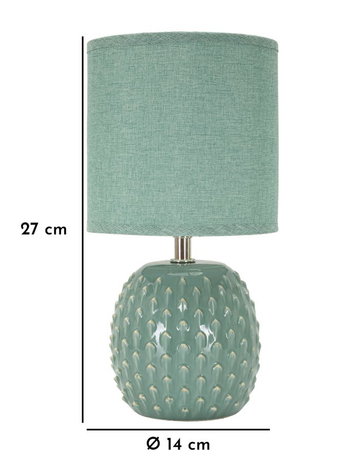 BADSIDE LAMP PONTUS TURQUOISE CM Ø 14X27 - slika 6