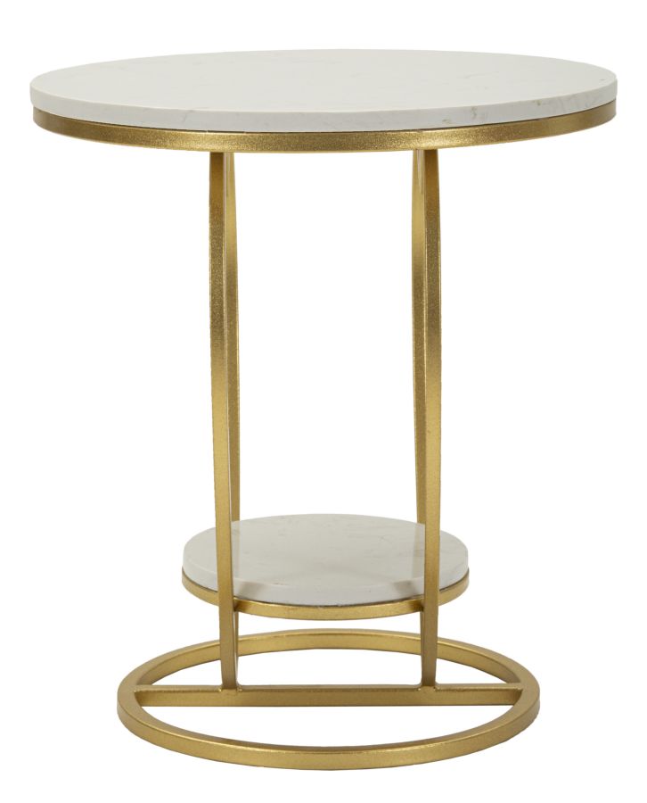 TABLE HEART GOLD CM Ø 40X45,5 - slika 5