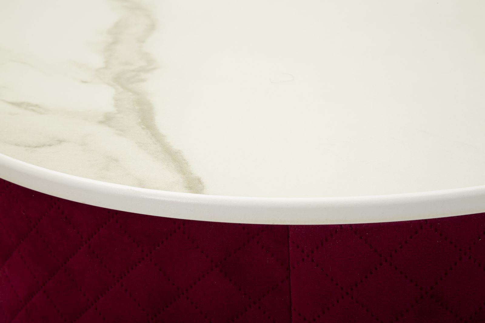 NIGHTSTAND/DRESSING TABLE WITH PUFF RED VELLIT CM Ø 52x70 - 36x39 - slika 8