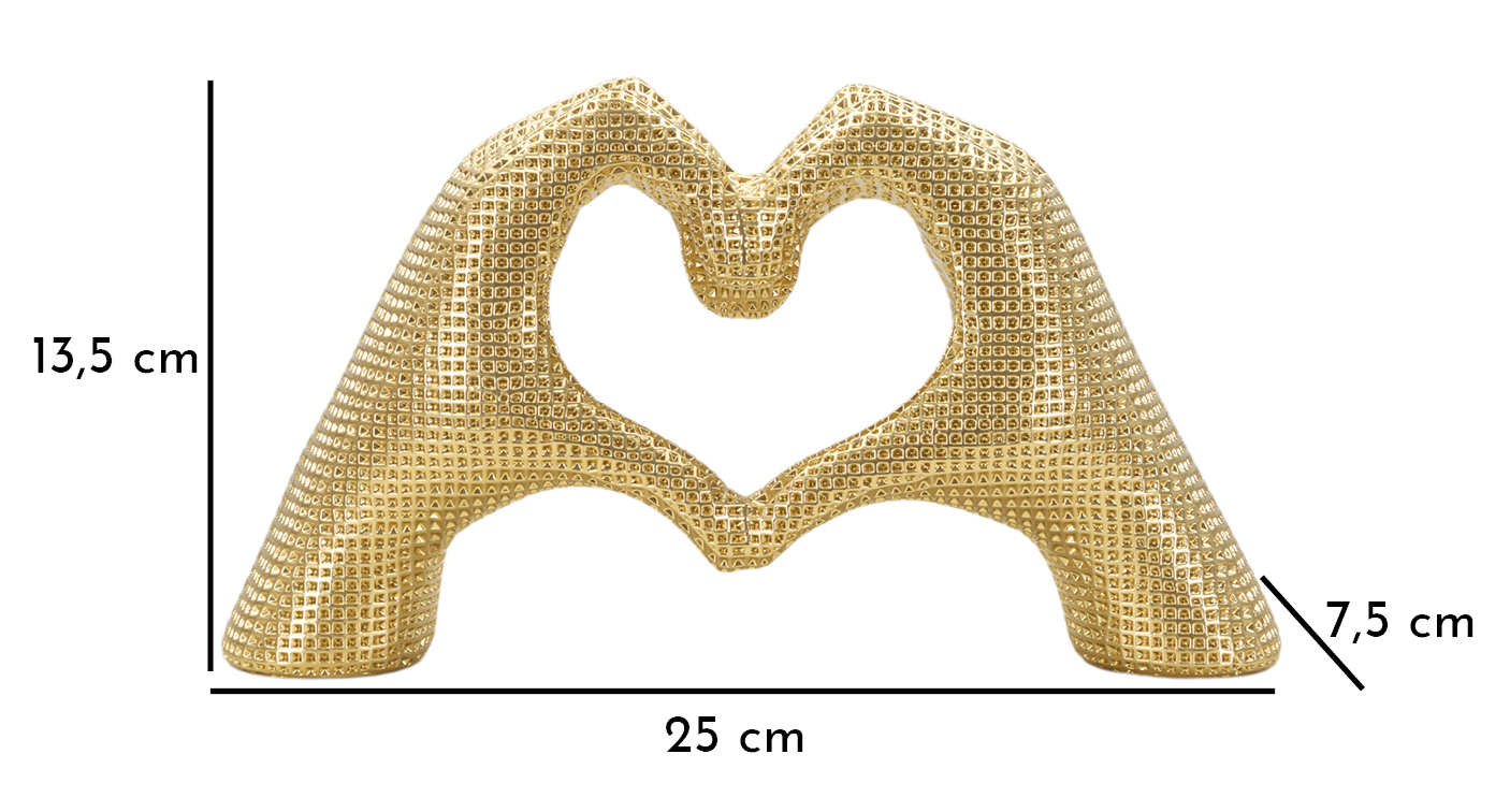 HANDS LOVER GOLD CM 25X7,5X13,5 - slika 7