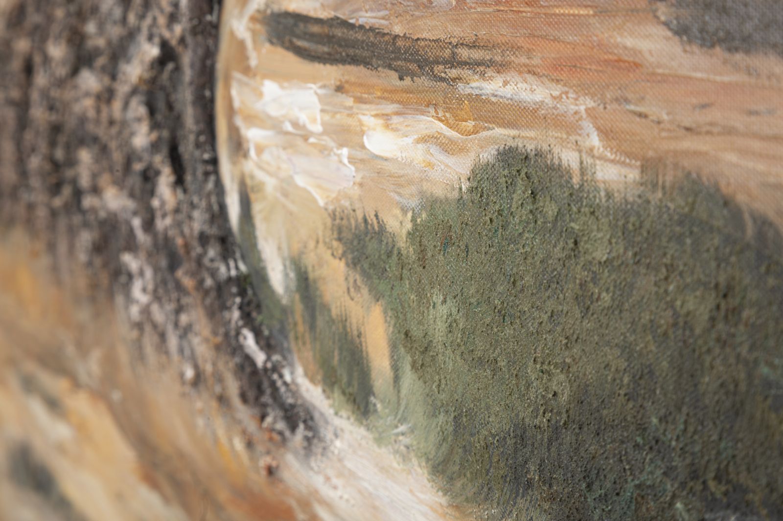 OLIVE OIL PAINTING -W- CM 120X3,8X80 - slika 4