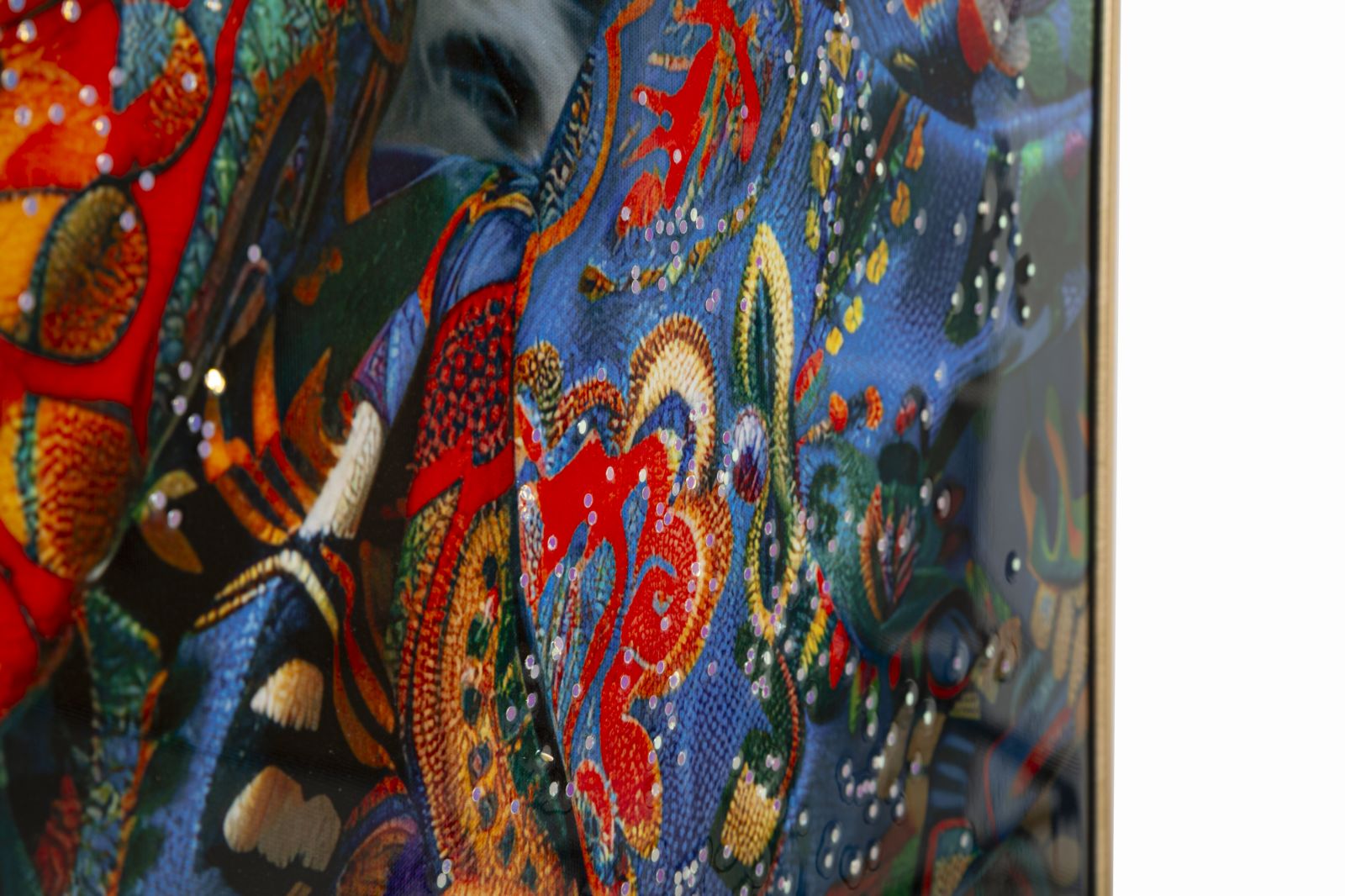 MOIRA LACQUERED CANVAS WITH FRAME -A- CM 52X4X102 - slika 5