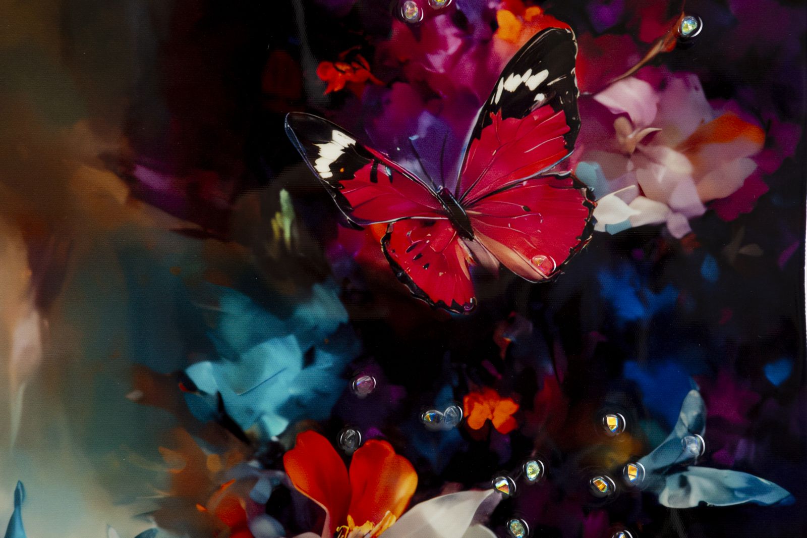 PAINTED ON CANVAS LACQUERED MARTY WITH FRAME -H- CM 62X4X92 - slika 5