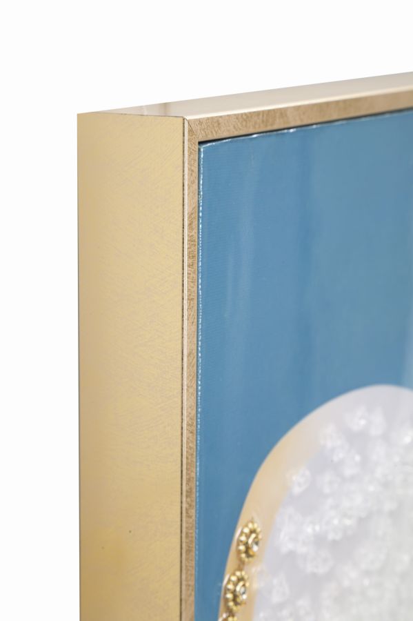 PAINTING ON CANVAS LACQUERED COLOUR WITH FRAME -B- CM 62X4X92 - slika 3