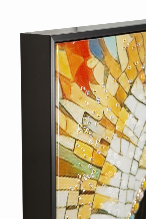 PAINTING ON CANVAS LACQUERED MADONNA -A- WITH FRAME CM 72X4X102 - slika 3