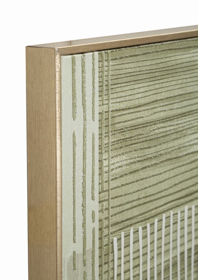 PRINTED ON CANVAS LINES WITH FRAME -H- CM 60X3X60 - slika 3