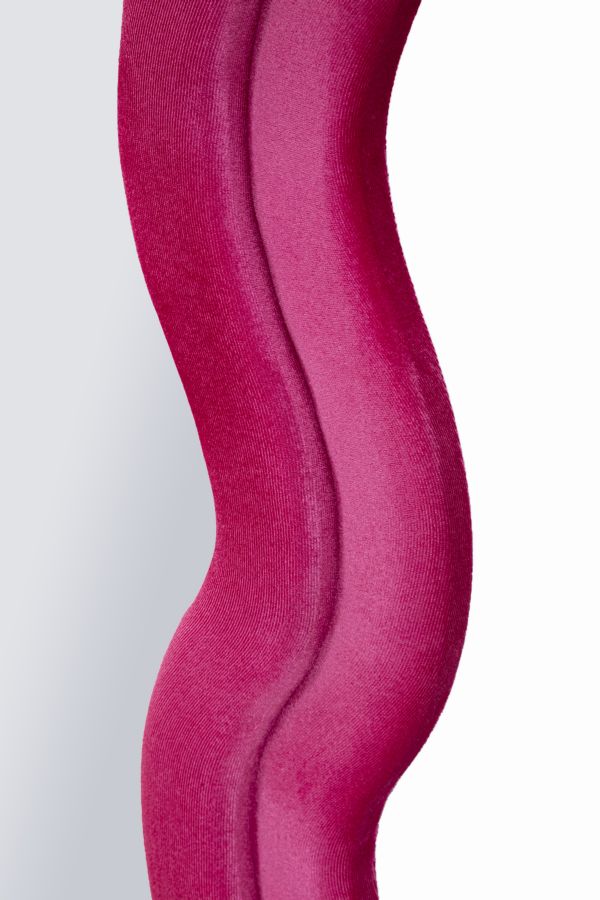 MIKI WALL MIRROR VELVET FUCHSIA CM 60X4X160 ( INSIDE MIRROR SIZE CM 39X135) - slika 4
