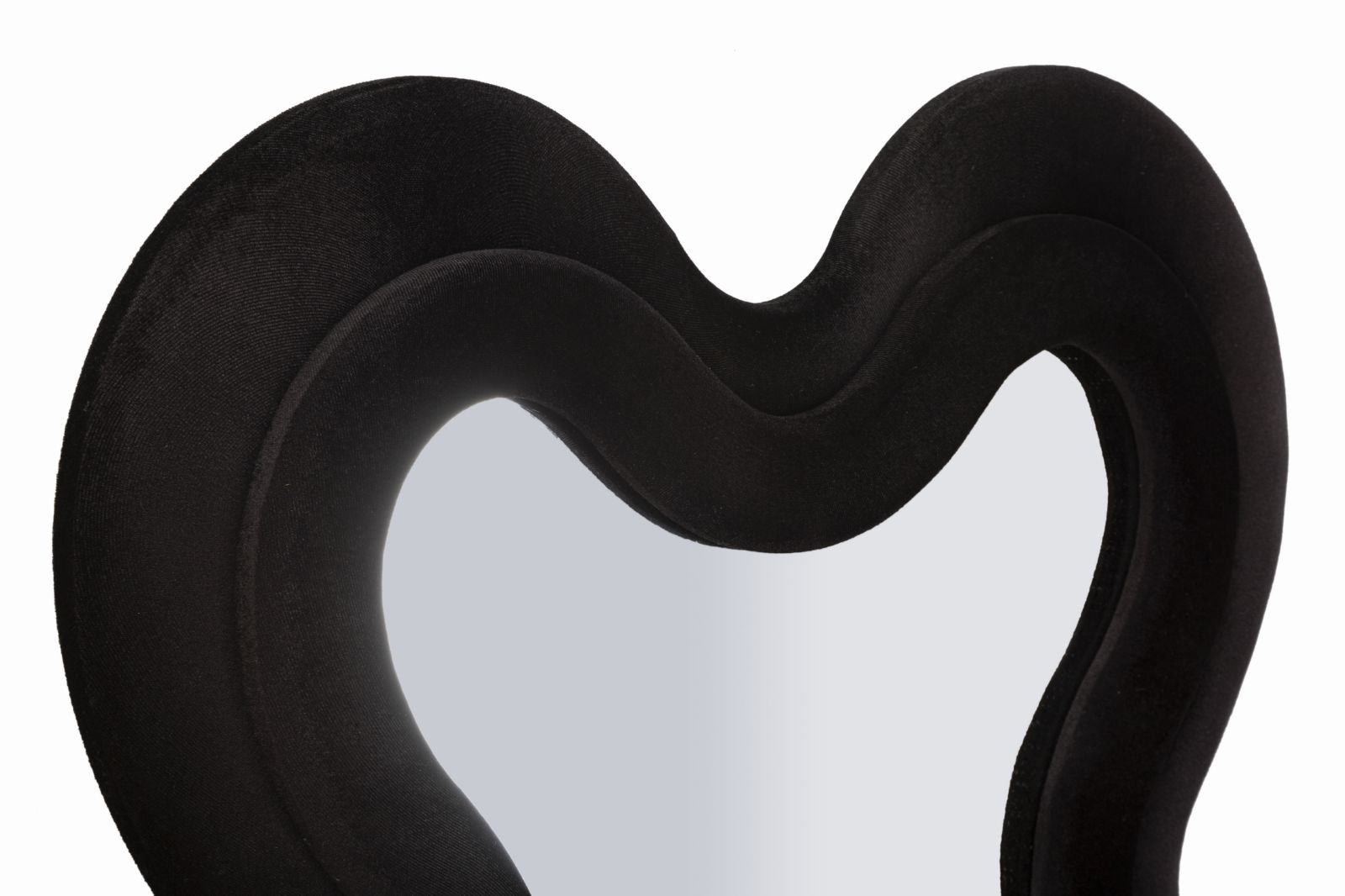MONICA BLACK WALL MIRROR CM 58 4 160 ( INSIDE MIRROR SIZE CM 39 124) - slika 3