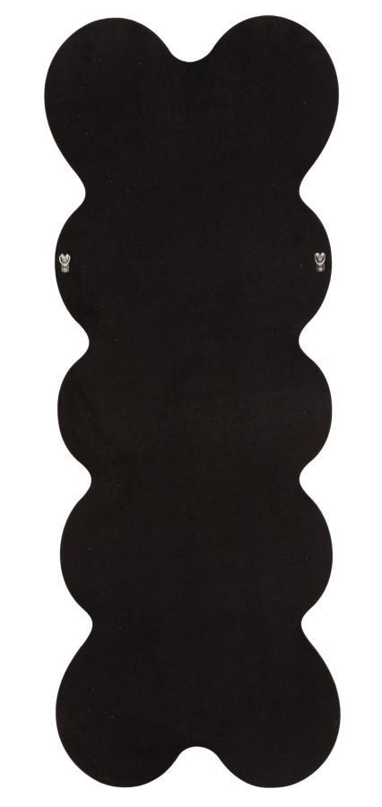MONICA BLACK WALL MIRROR CM 58 4 160 ( INSIDE MIRROR SIZE CM 39 124) - slika 6