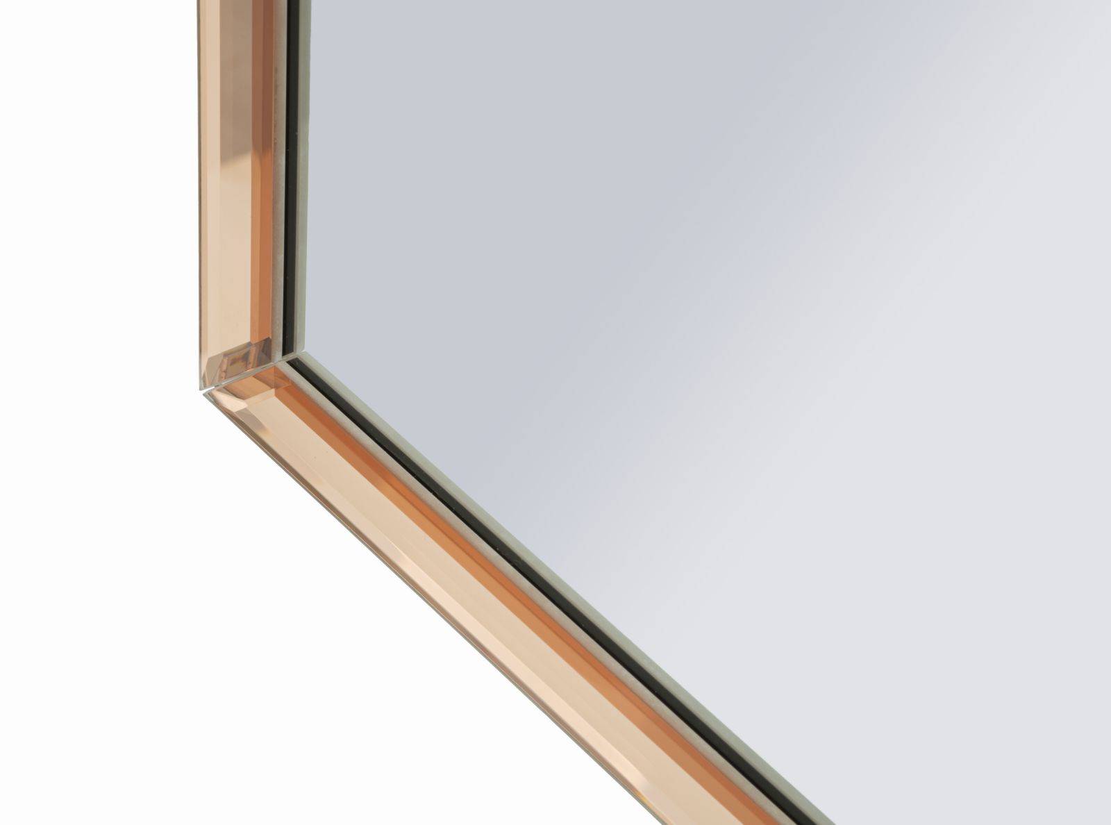 TANGIER WALL MIRROR PINK CM 62X1X100 ( INSIDE MIRROR SIZE CM 55X94) - slika 5