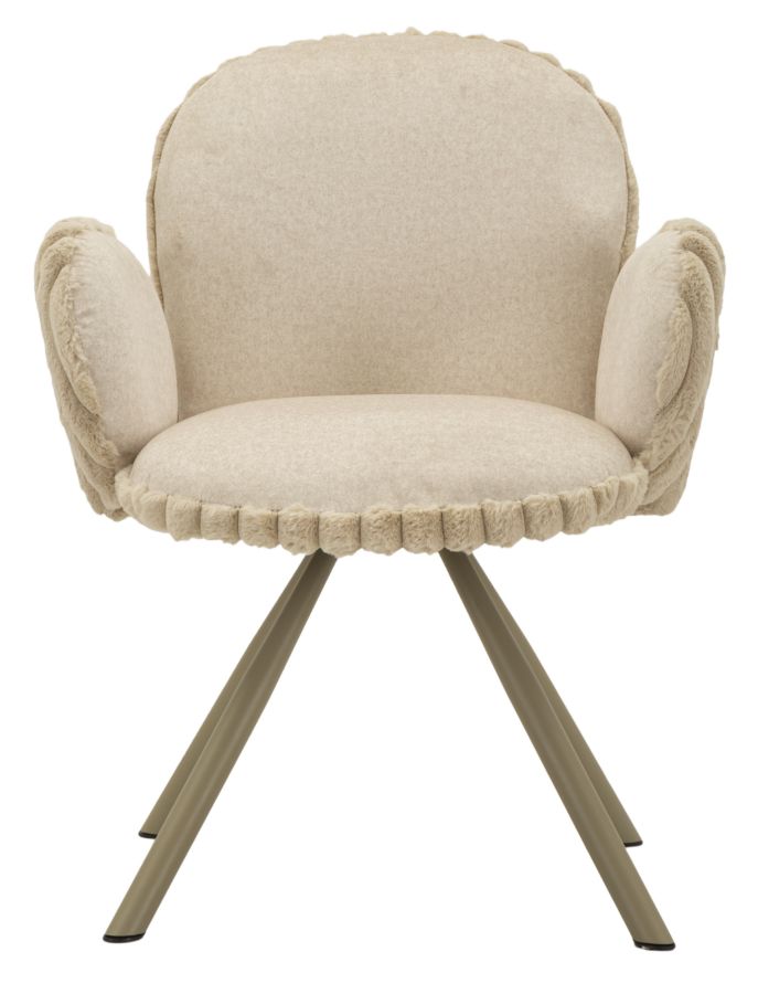 CHAIR STOCKHOLM -B-CREAM SET 2 PCS CM 64X68X83 (SEAT HEIGHT CM 45) - slika 2