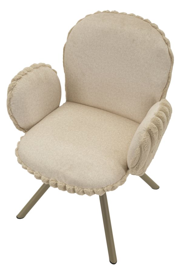 CHAIR STOCKHOLM -B-CREAM SET 2 PCS CM 64X68X83 (SEAT HEIGHT CM 45) - slika 4