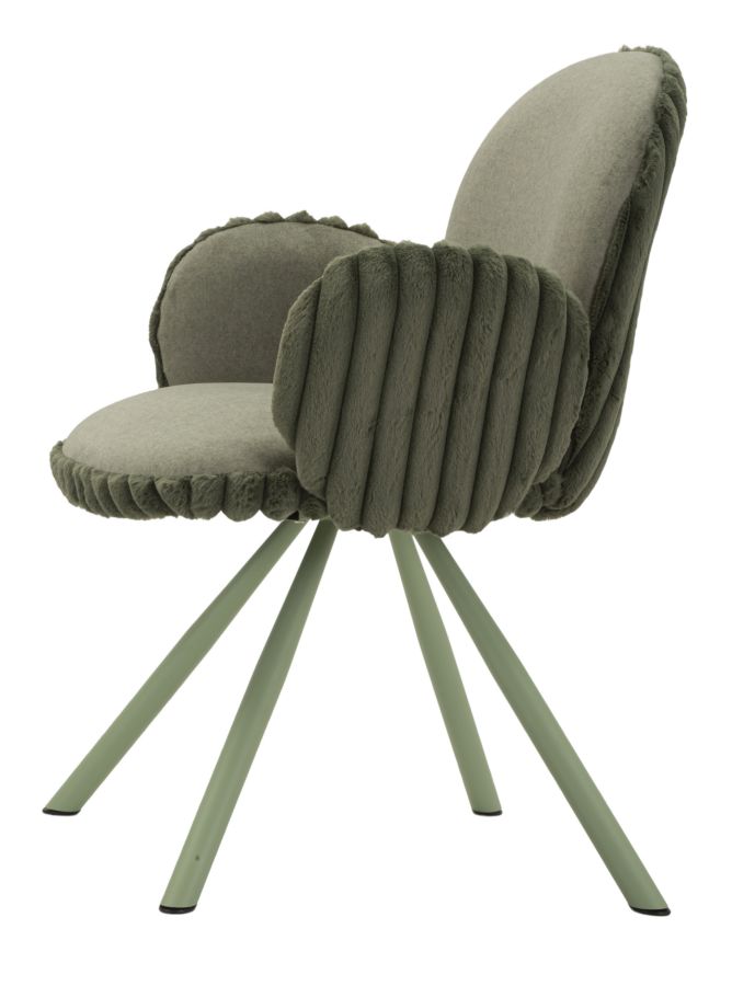 CHAIR STOCKHOLM -B- GREEN SET 2 PCS CM 64X68X83 (SEAT HEIGHT CM 45) - slika 3