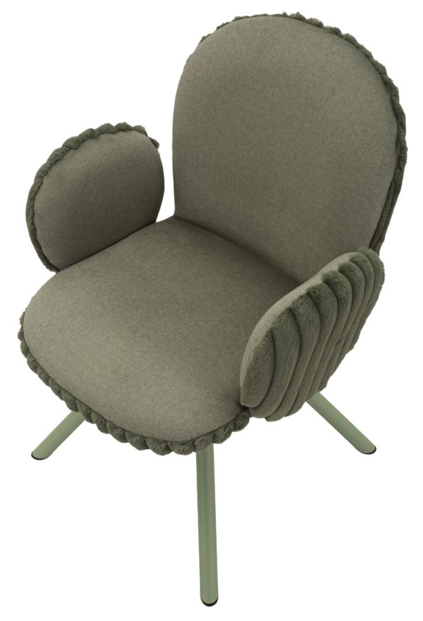 CHAIR STOCKHOLM -B- GREEN SET 2 PCS CM 64X68X83 (SEAT HEIGHT CM 45) - slika 4