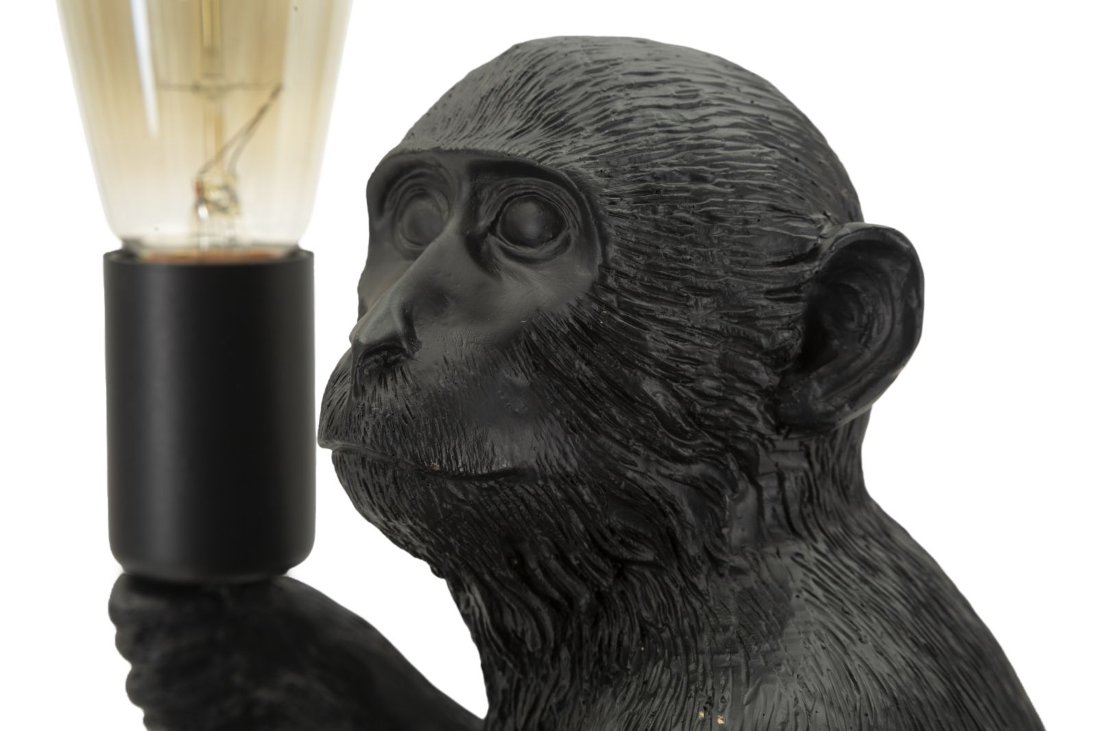 TABLE LAMP MONKEY SITTING BLACK CM 33X33X32 - slika 4