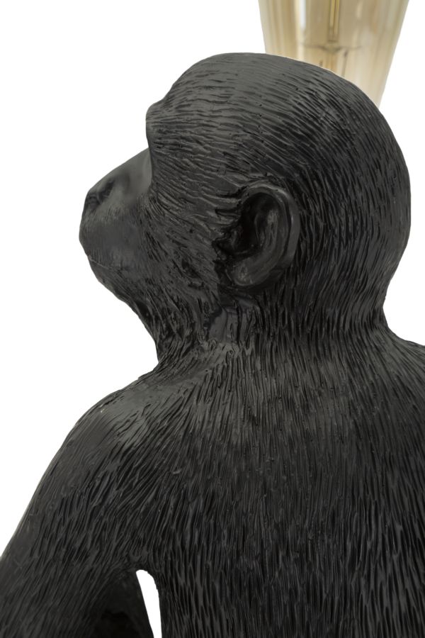 TABLE LAMP MONKEY SITTING BLACK CM 33X33X32 - slika 5