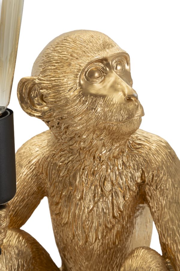 TABLE LAMP MONKEY SITTING GOLD CM 33X33X32 - slika 4