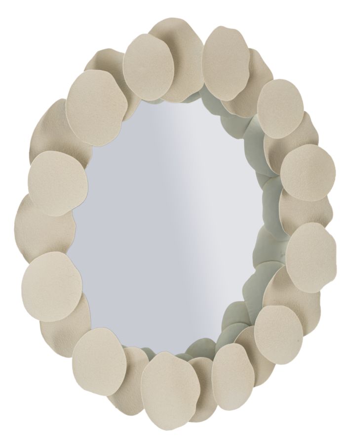 WALL MIRROR DUNE CM 85X7,5X85 ( INSIDE MIRROR SIZE CM Ø 62) - slika 2