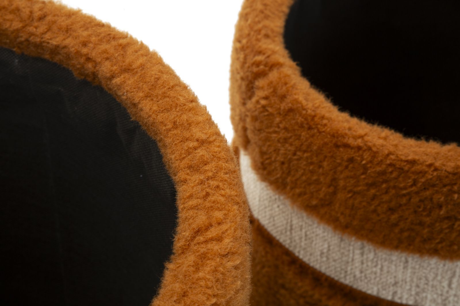 PUFF WITH STORAGE SAINT-MORITZ BROWN SET 2 PCS CM Ø 40X47-32X38 - slika 8