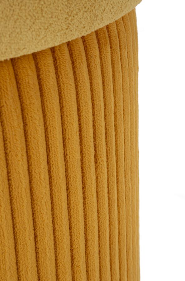 PUFF WITH STORAGE ASPEN MUSTARD SET 2 PCS CM Ø 42X44-35X37 - slika 5