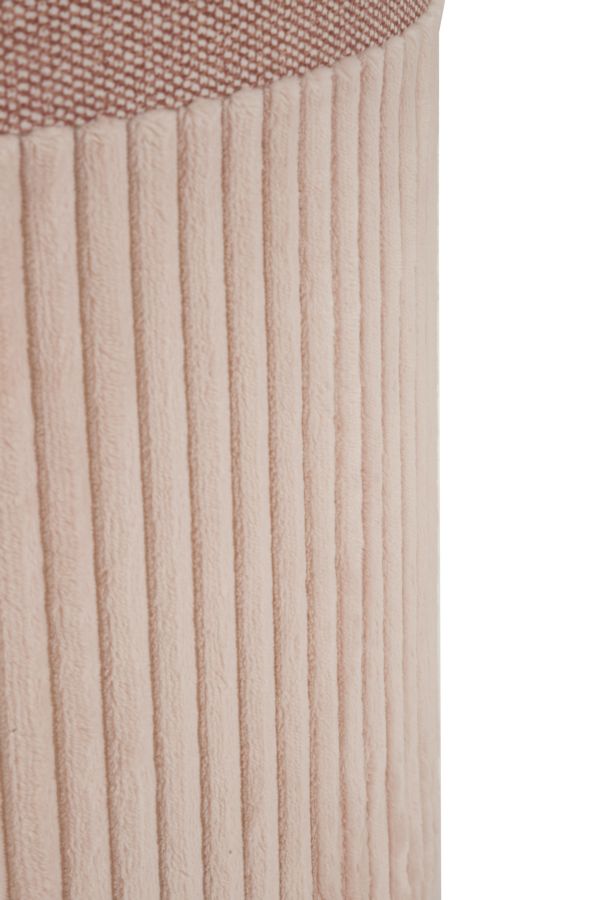 PUFF C/CURTAIN BOX PINK SET 3 PCS CM Ø 40,5X49,5-35X42-31X38 - slika 6
