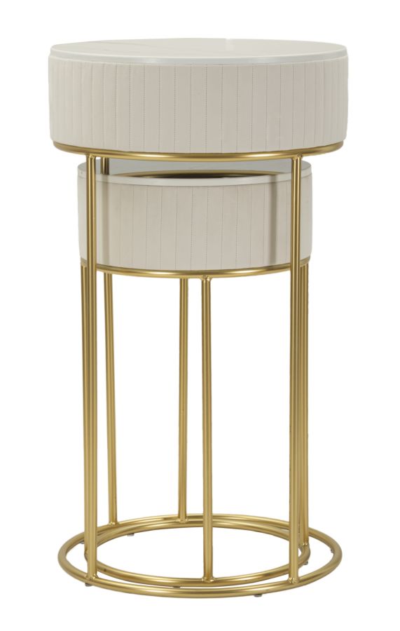 HIGH TABLES WEDDING ROUND SET 2 PCS CM Ø50X90-40X70 - slika 6