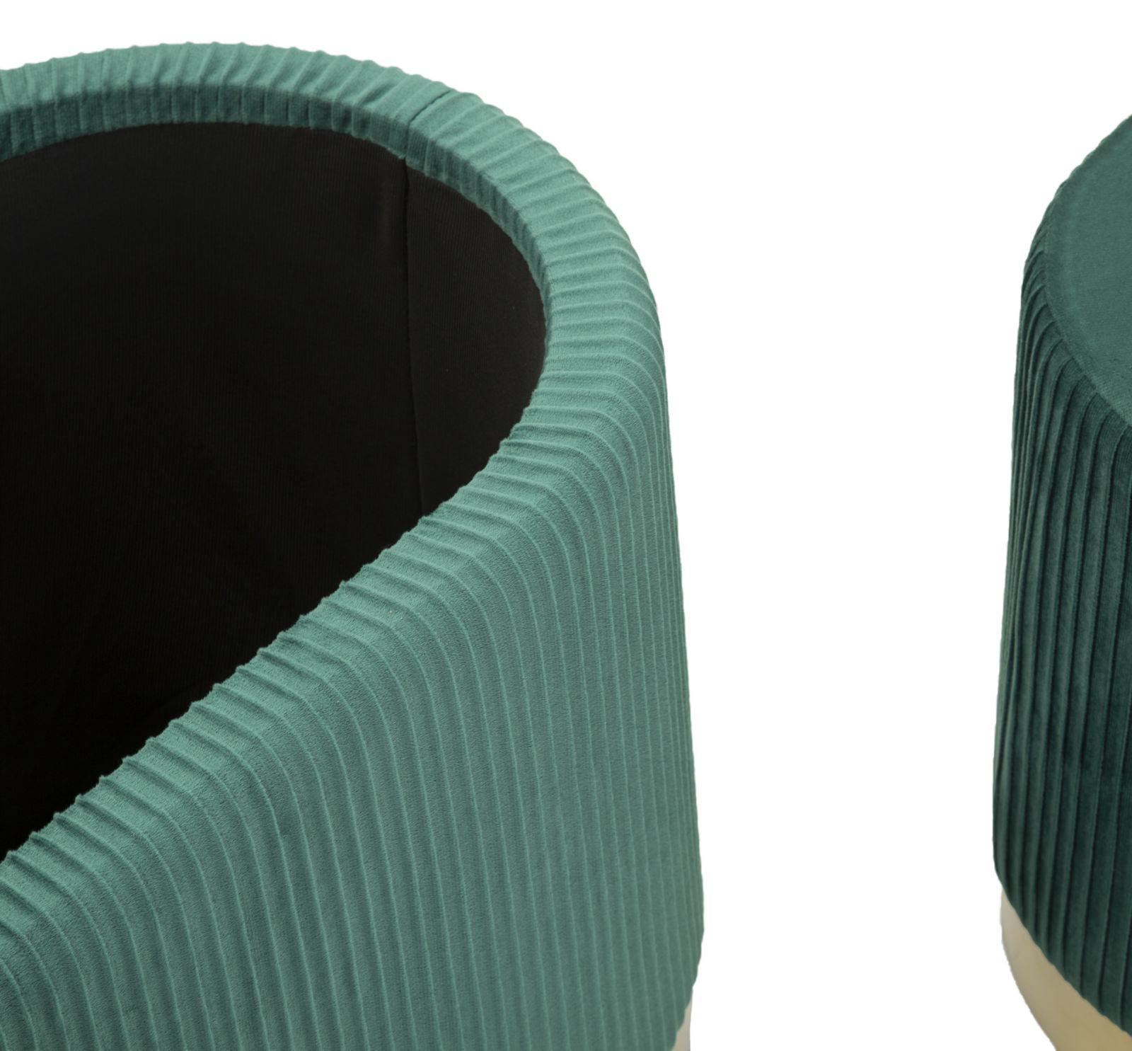 BENCH WITH STORAGE AND STOOLS SHOPY GREEN SET 3 PCS CM 80X37X42-29X35 - slika 3