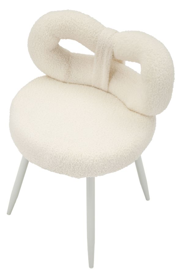 ILARY MINI CHAIR WHITE CM Ø 40X67
(SITTING HEIGHT CM 46) - slika 4