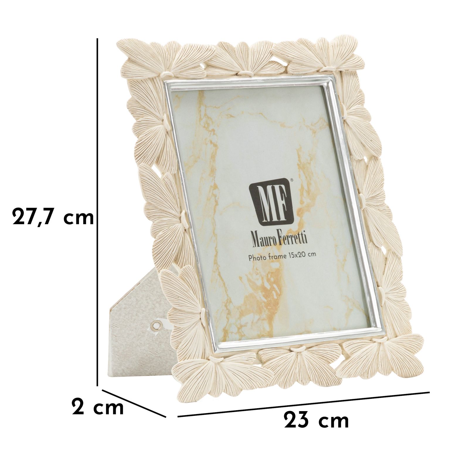 BUTTERFLY FRAME CM 23X27,7X2 (INTERNAL MEASURE CM 15X20) - slika 6