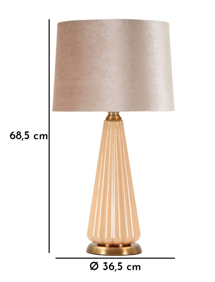 PERLY TABLE LAMP -H- CM Ø 36,5X68,5 - slika 7