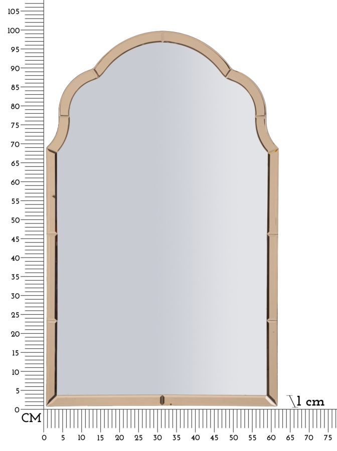 TANGIER WALL MIRROR PINK CM 62X1X100 ( INSIDE MIRROR SIZE CM 55X94) - slika 7