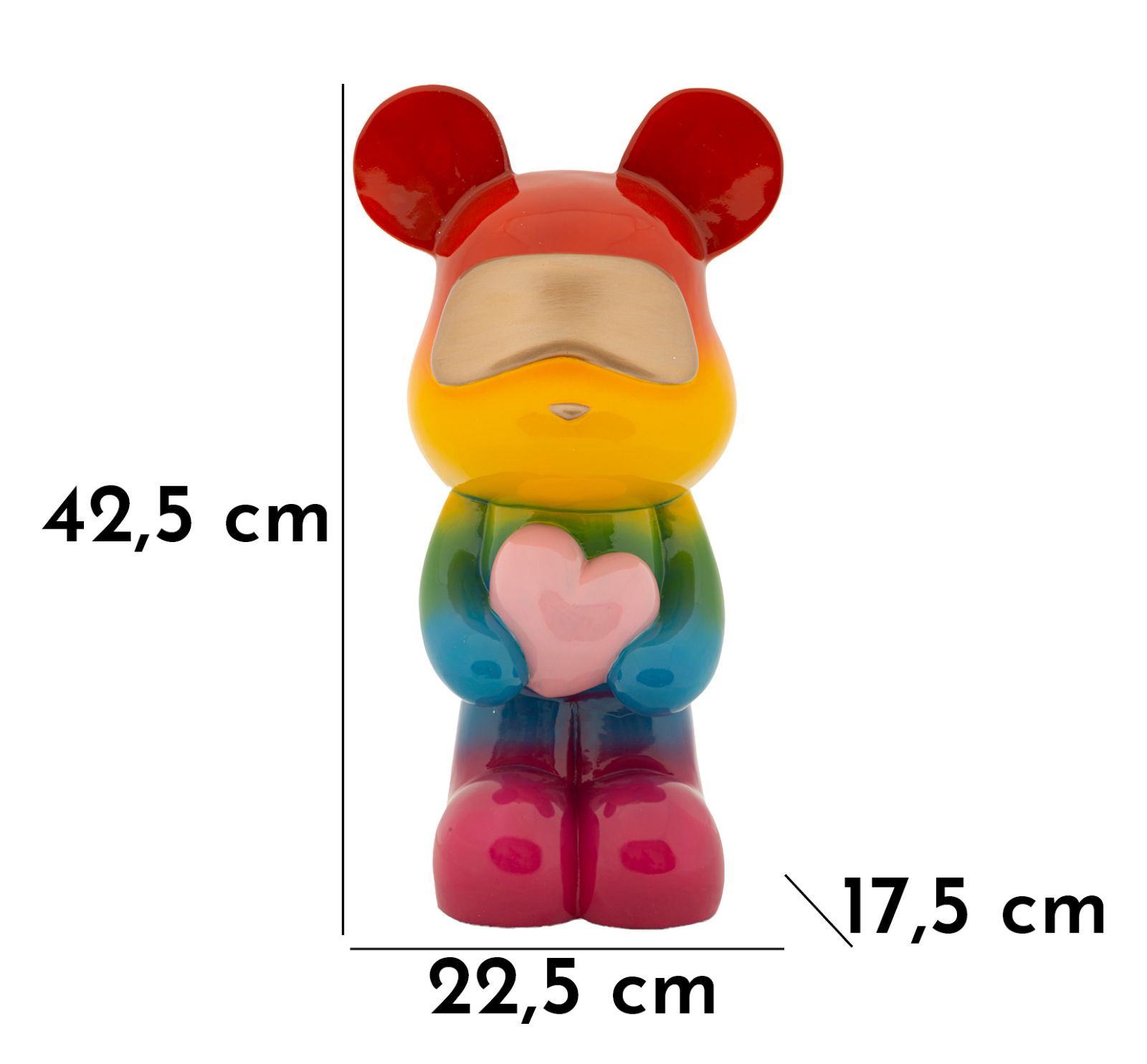 RAINBOW BEAR CM 22,50X17,5X42,5 - slika 8