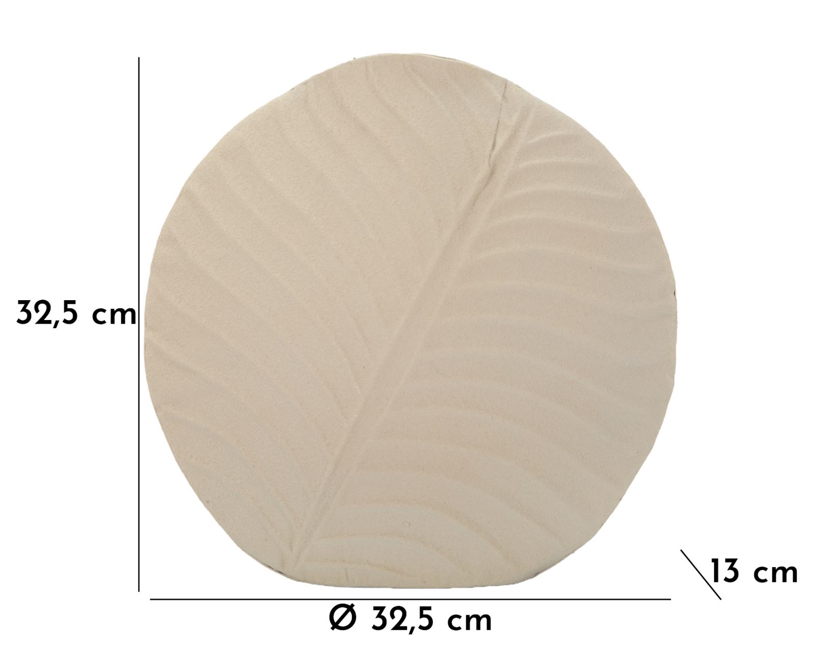 ROUND VASE DUNE CM Ø 32,5X13 - slika 7