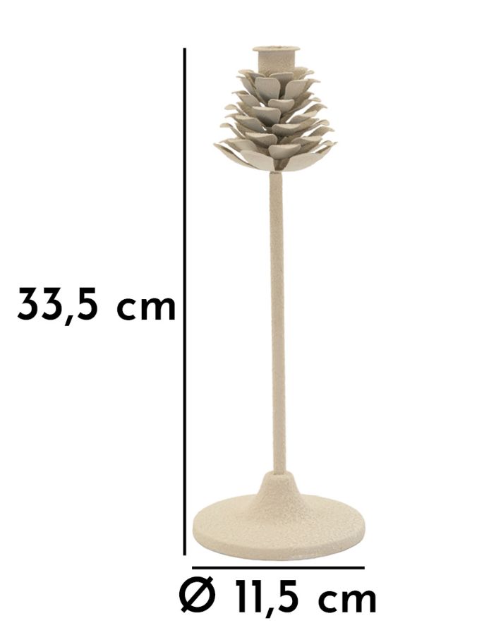 CANDLE HOLDER DUNE PIGNA 11,5X33,5 - slika 6