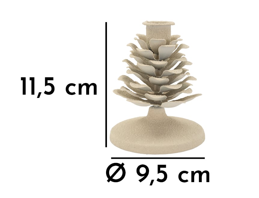 CANDLE HOLDER DUNE PIGNA CM 9,5 x 11,5 - slika 6