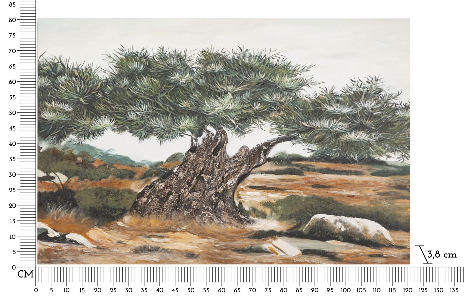 OLIVE OIL PAINTING -W- CM 120X3,8X80 - slika 6
