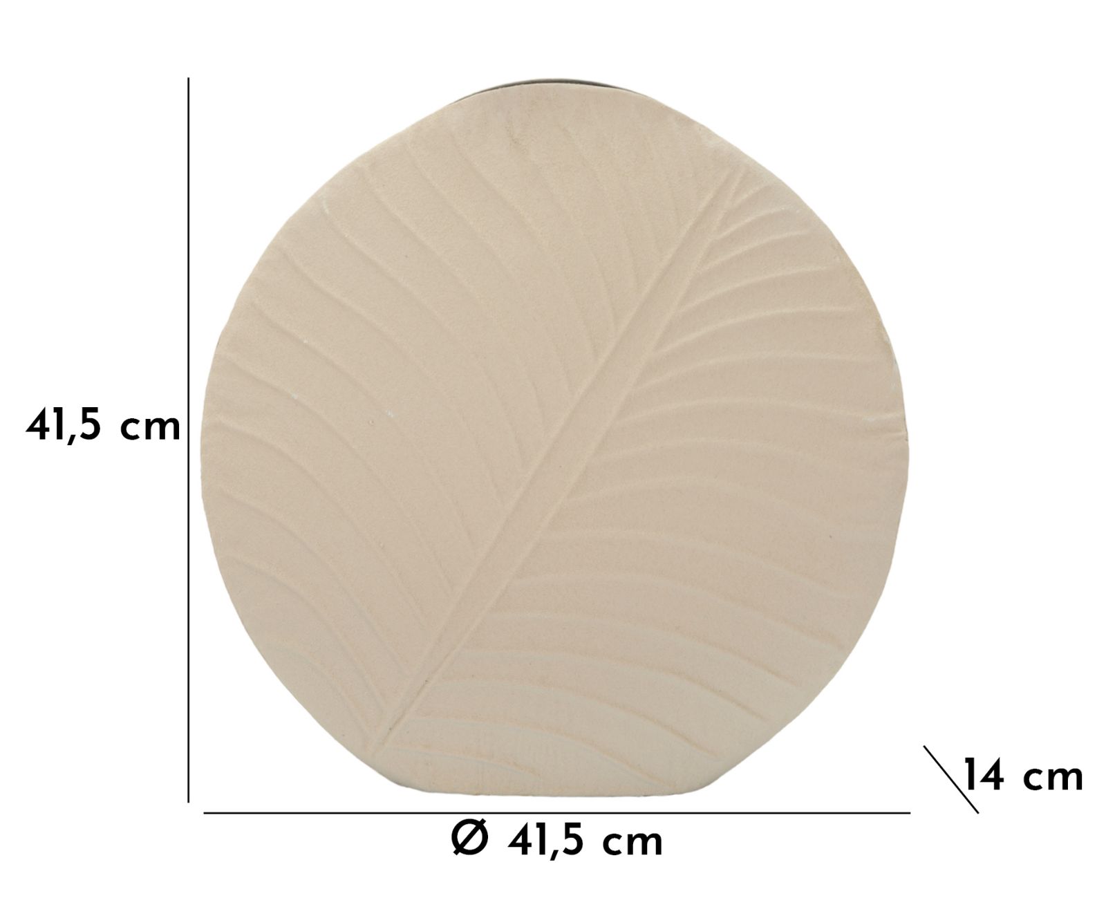 ROUND VASE DUNE CM Ø 41,5x14 - slika 7