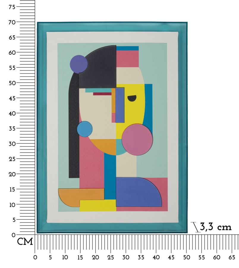 PICASSY C/CORNICE CANVAS PRINT -B- CM 50X3,3X70 - slika 7