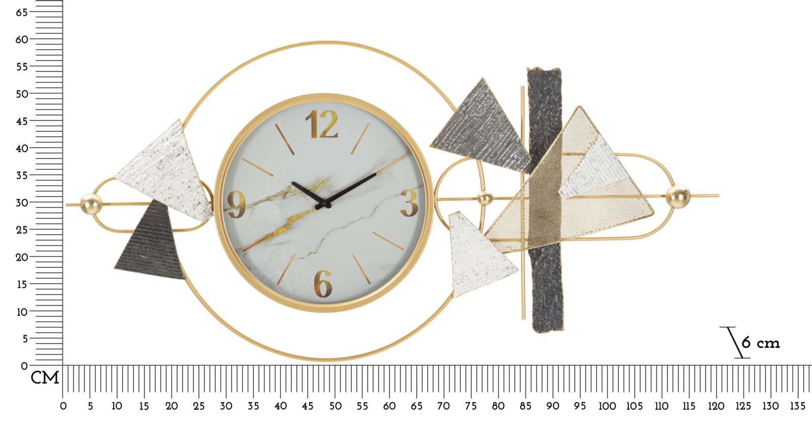 WALL CLOCK AMY CM 120X6X60 - slika 7