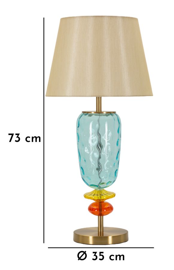 COLORFUL TABLE LAMP CM Ø 35X73 - slika 7