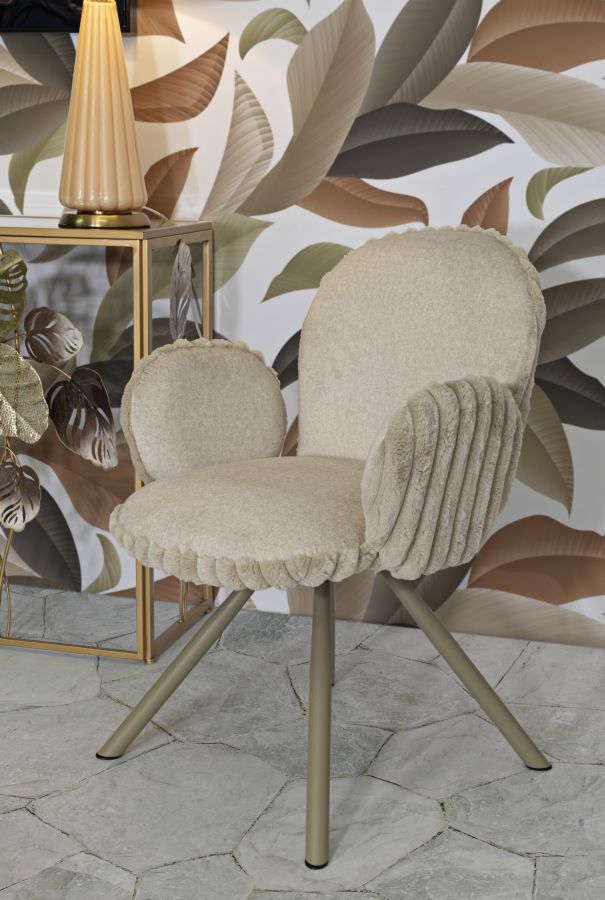 CHAIR STOCKHOLM -B-CREAM SET 2 PCS CM 64X68X83 (SEAT HEIGHT CM 45) - slika 10