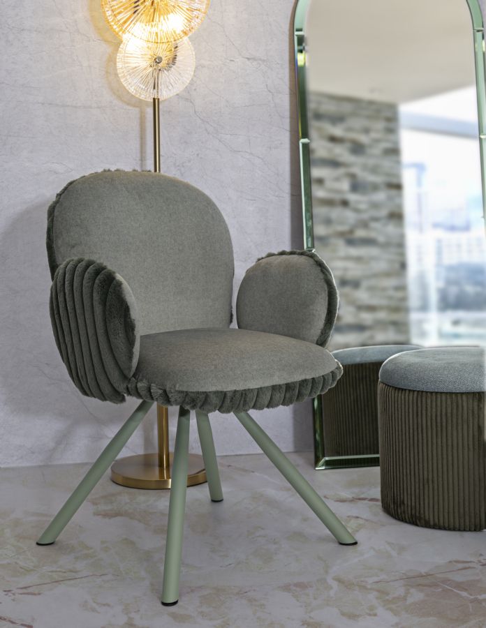 CHAIR STOCKHOLM -B- GREEN SET 2 PCS CM 64X68X83 (SEAT HEIGHT CM 45) - slika 12