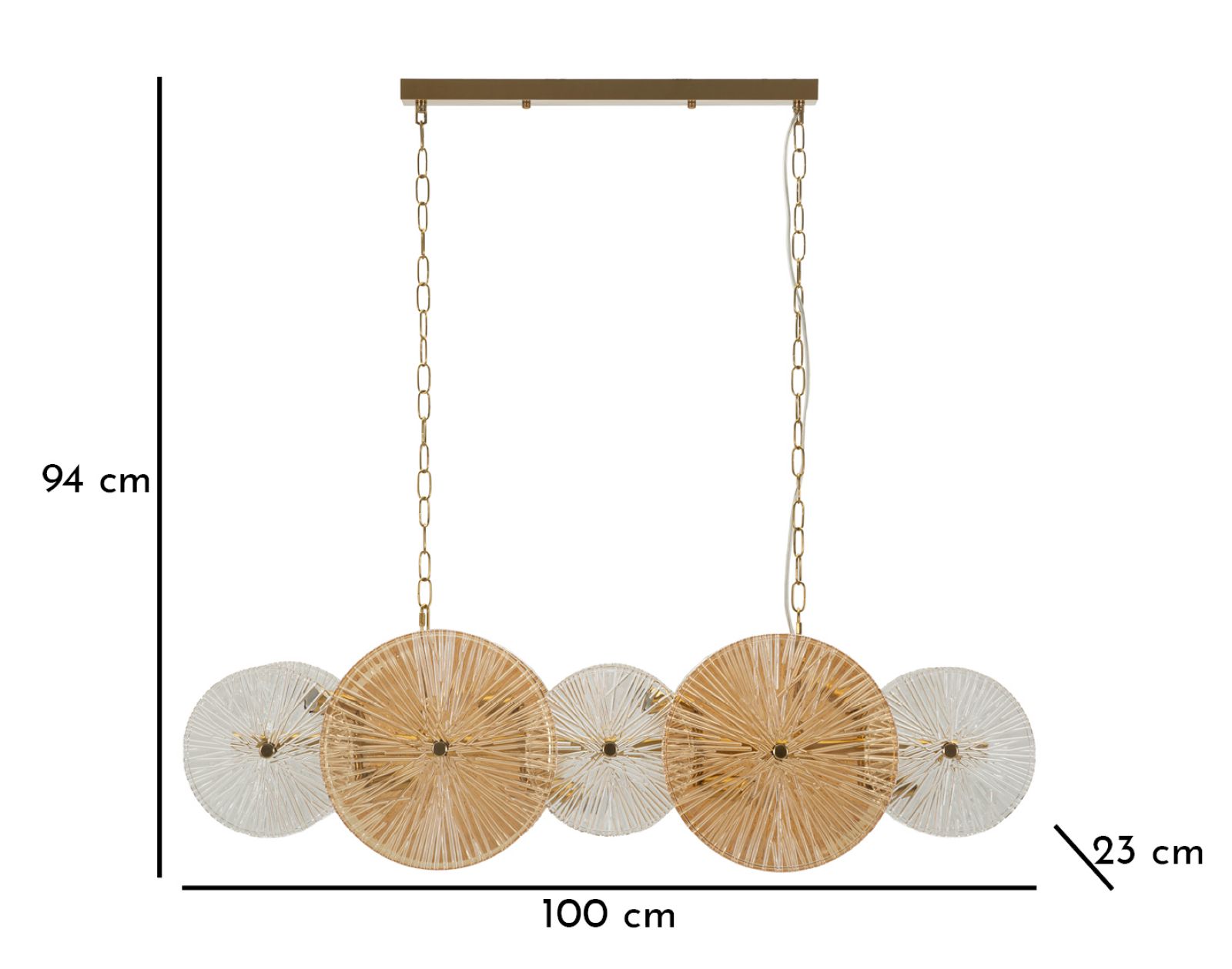 OSAKA CEILING LAMP CM 100X23X28-94 - slika 8