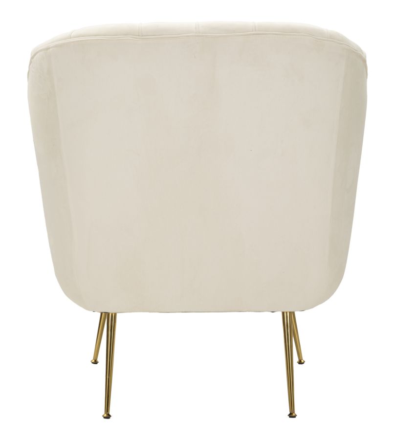 BUDAPEST ARMCHAIR CREAM WITH CUSHION CM 88X83X91 - slika 4