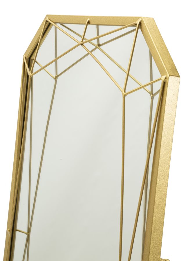 FLOOR MIRROR GOLD CM 46X2-57X153 (MIRROR SIZE CM 43X150) - slika 4