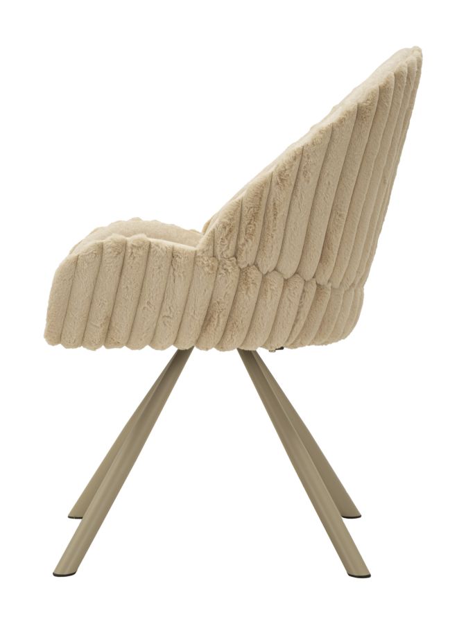 SEDIA STOCCOLMA -A-CREMA SET 2 PZ CM 58X53X85 - slika 3