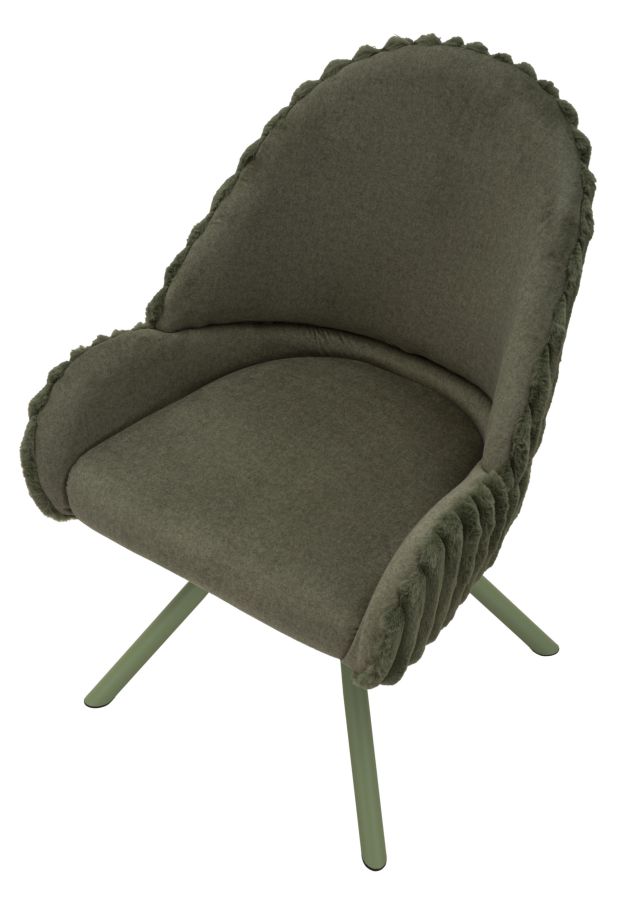 SEDIA STOCCOLMA -A- VERDE SET 2 PZ CM 58X53X85 - slika 4