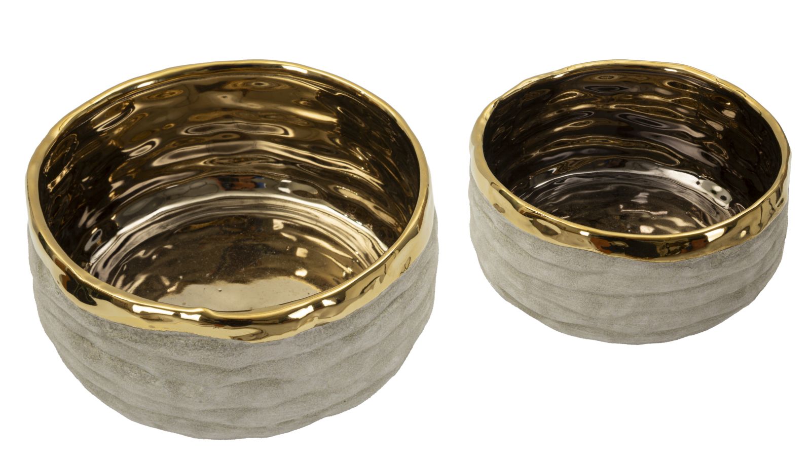 LIMA LOW CACHEPOT SET 2 PCS CM Ø 22,5X10,5-18X8,5 - slika 4