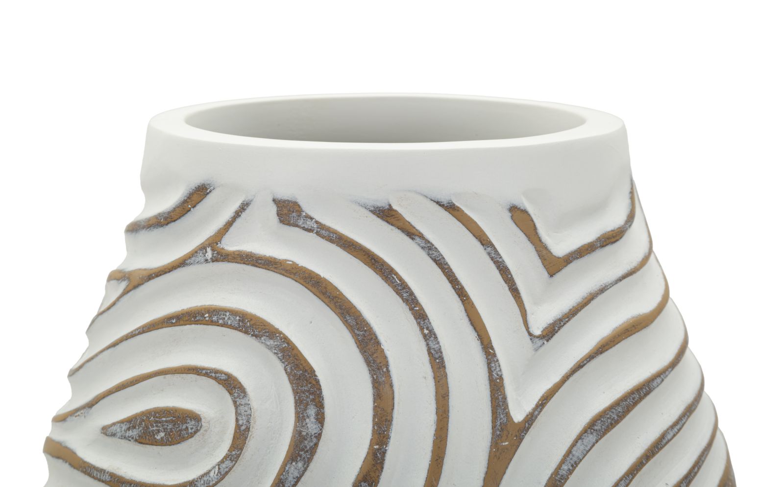 OBLIX RESIN VASE CM Ø 19,5X35 (HOLE CM Ø 10,5) - slika 3