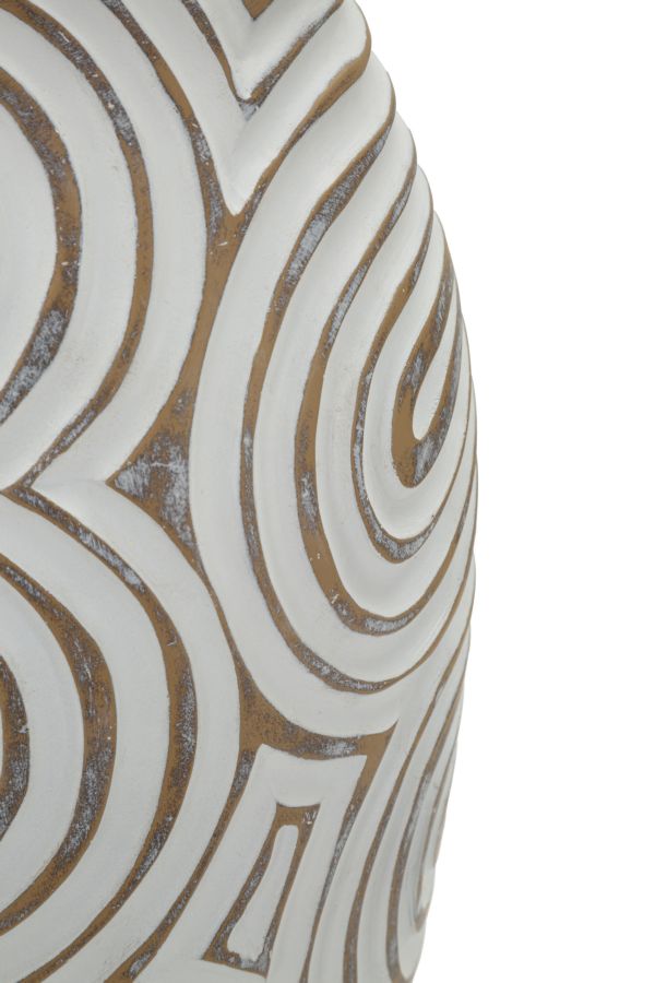 OBLIX RESIN VASE CM Ø 19,5X35 (HOLE CM Ø 10,5) - slika 4